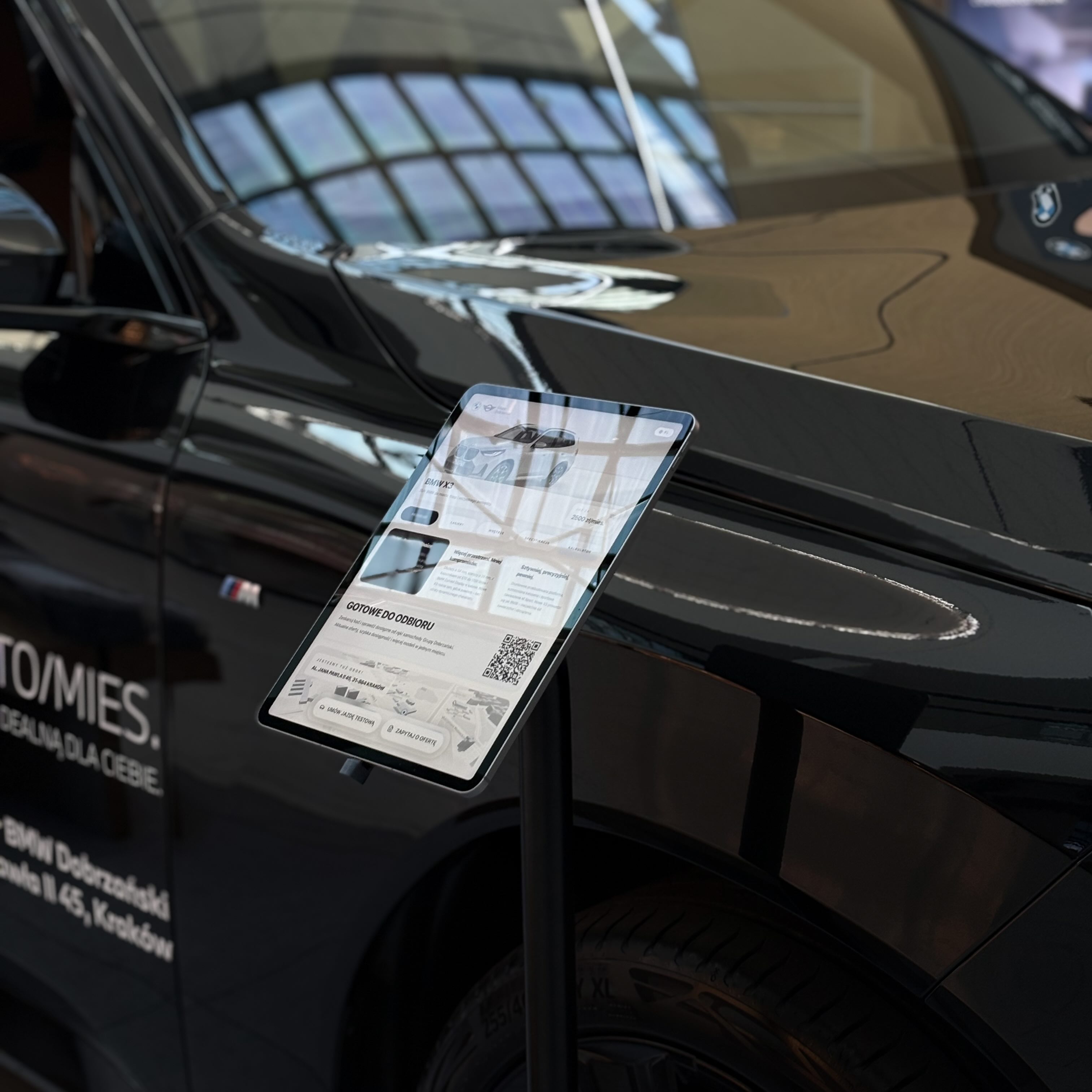 Realizacja BMW X3 dla Grupy Dobrzański w Galerii Bonarka